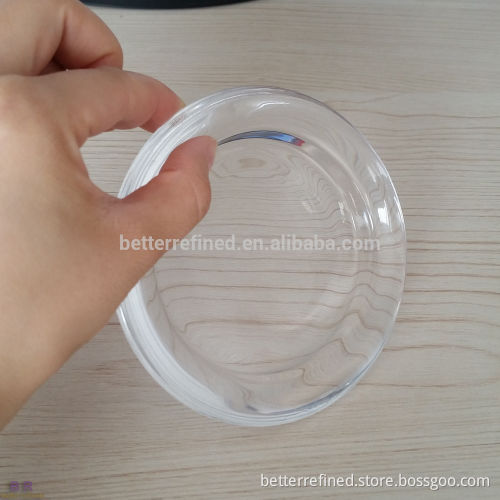 Dinner Crsytal Glass pillar plate